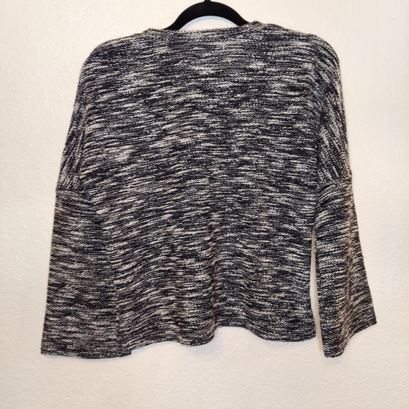 Madewell button shoulder light weight marbled sweater XS - Picture 3 of 13